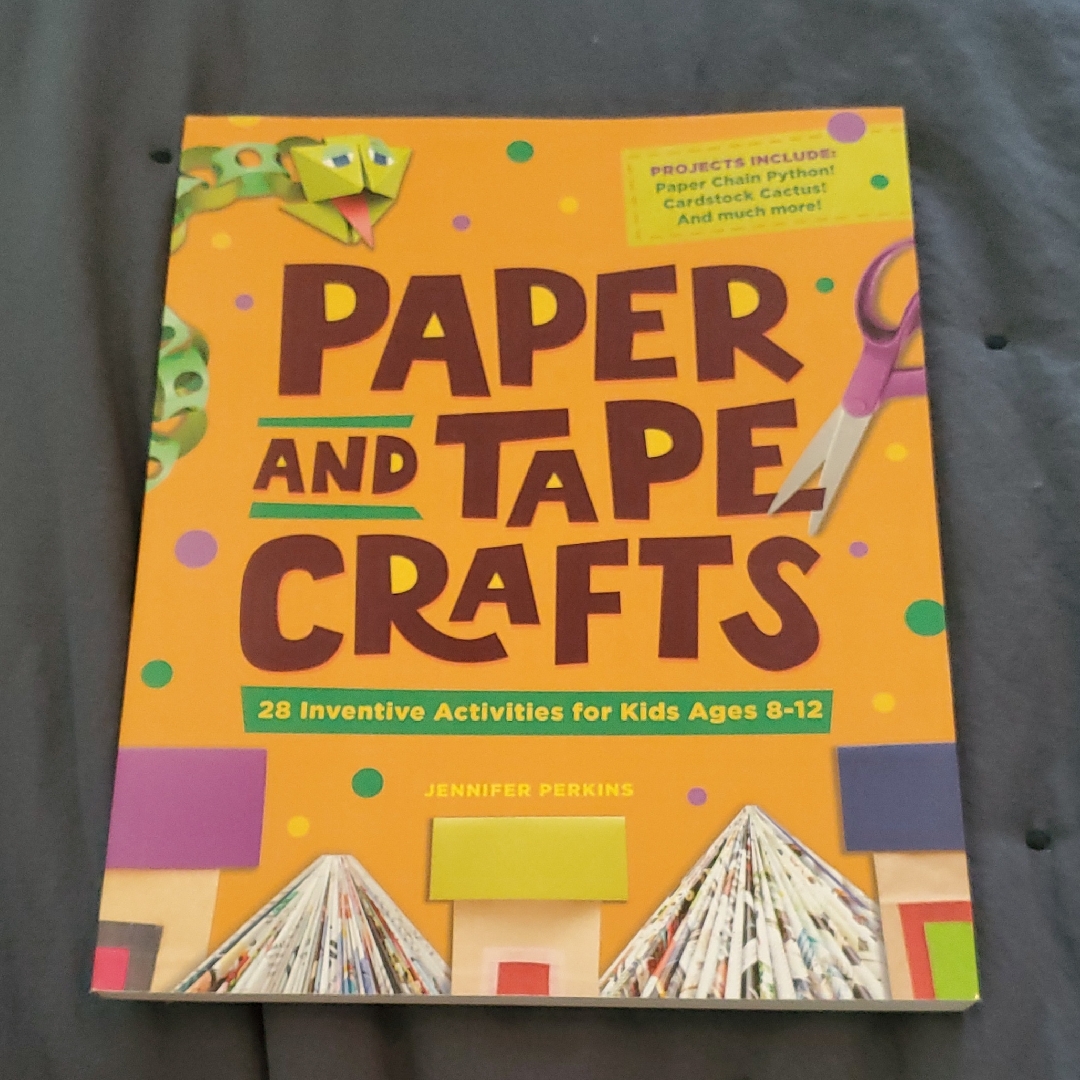 Paper And Tape Crafts Book For Kids